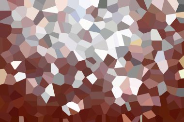 Karışık beyaz ve kahverengisiz mozaik