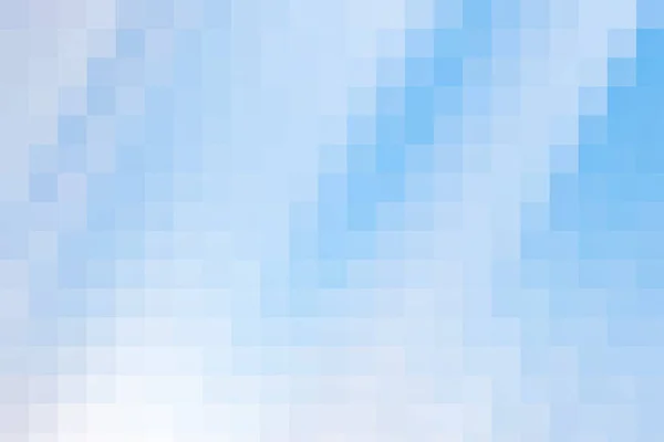 幾何学的な柔らかい青と白の二乗の壁紙 — ストック写真