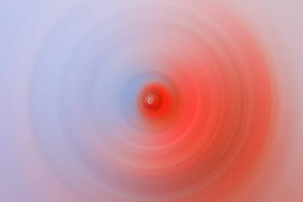 Разделенное Круговое Размытие Туманно Серо Голубые Насыщенные Красные Участки — стоковое фото