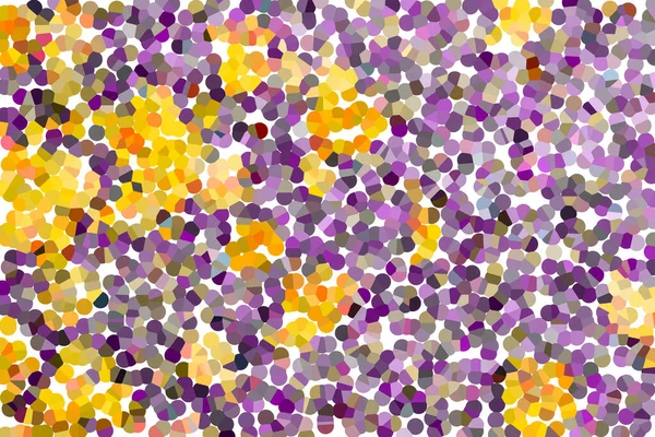 Taches Pointillées Jaunes Violettes Diffuses Abstraites — Photo