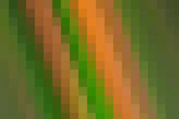 Abstracción Píxeles Ordenador Tonos Naranja Verde —  Fotos de Stock