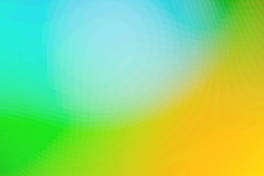 Shiny mixed light blue, green and yellow posterization clipart