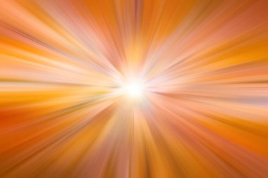 Parlak sarı ve turuncu güneşli ışınlar.