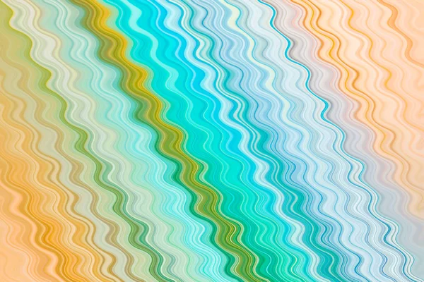 Βαθμιδωτές πολύχρωμες κυματοειδείς πινελιές — Φωτογραφία Αρχείου