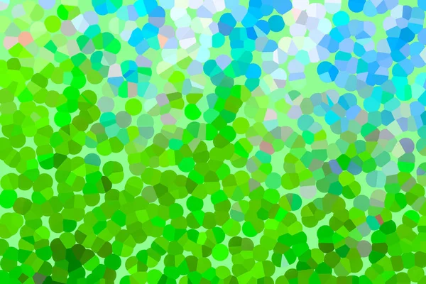 Cercles pointus saturés verts et bleus — Photo