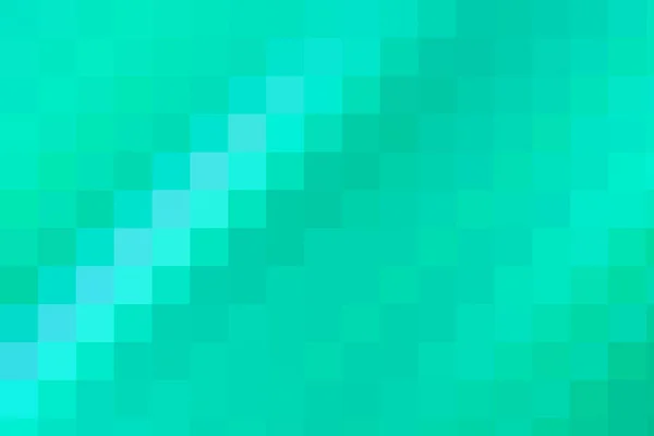 図的な滑らかなアクアマリンピクセルモザイク — ストック写真