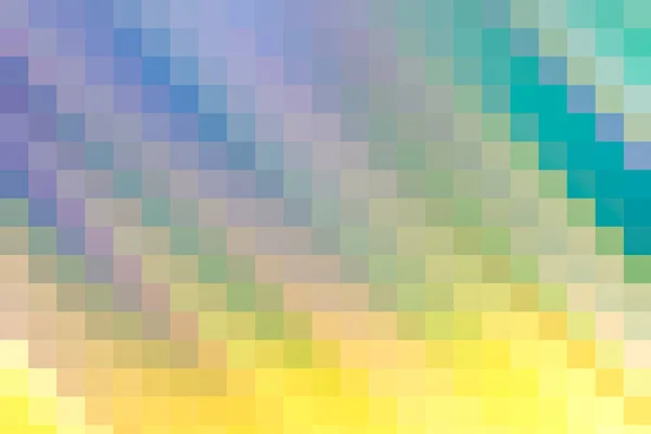 Colourful Violet Blue Yellow Pixel Grid — Foto Stock
