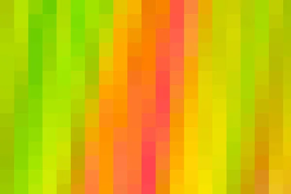 Renkli kare mozaik yeşil ve kırmızı renklerde