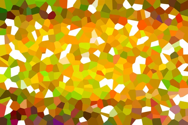 Geometric White Orange Green Brown Crystallization Texture — Stockfoto