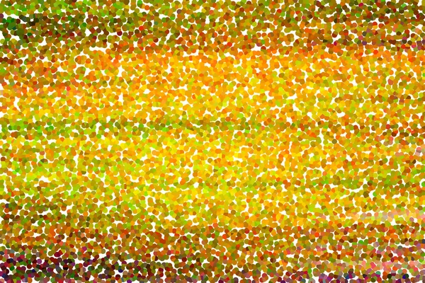 Yellow Green Pointillism Brown Vignette — Fotografia de Stock