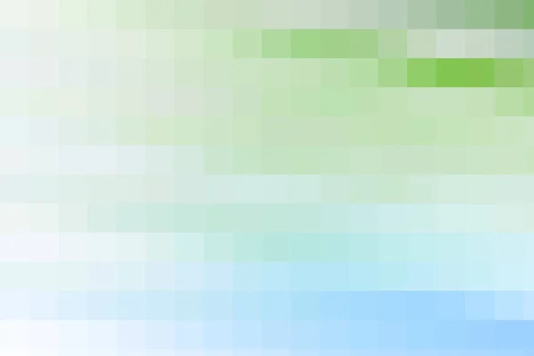 Geometric Squared Pastel Blue Green Grid — ストック写真