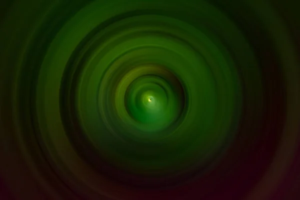Dark green and red radial blur with light in the center — Foto Stock