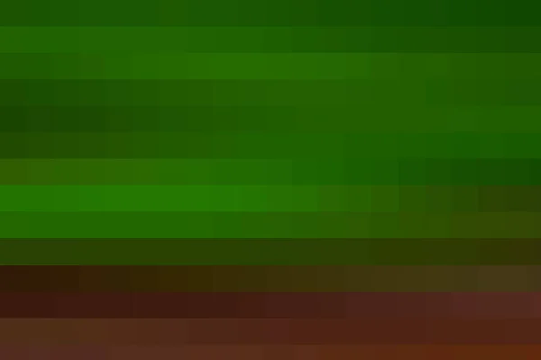 濃い緑と茶色の水平方向の正方形の層状のテクスチャ — ストック写真