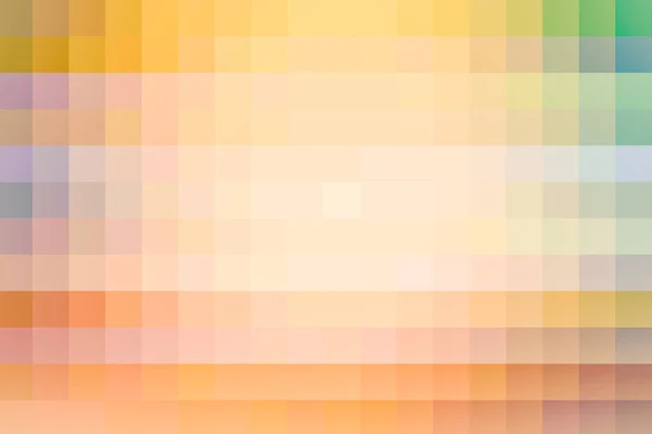ベージュセンターと多色の正方形のデジタルパターン — ストック写真