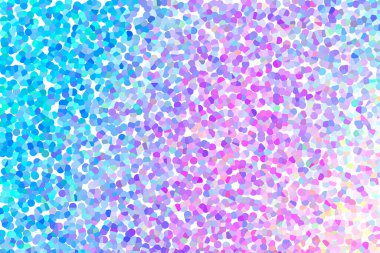 Hareketli mavi ve mor noktalı noktalar.