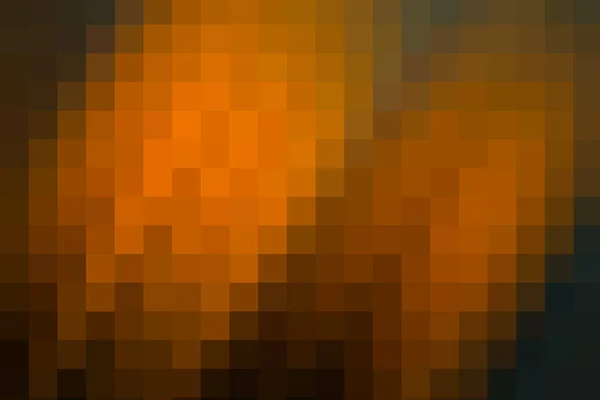 Oranje Zwarte Pixel Cover — Stockfoto