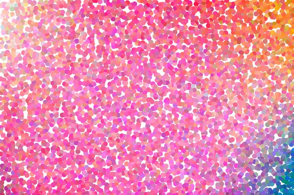 Fond Pointillisme Coloré Avec Accent Sur Rose — Photo