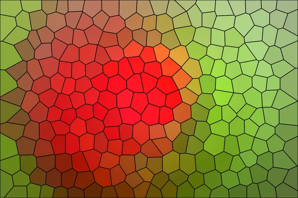 Helles Rotes Und Grünes Glasmuster — Stockfoto