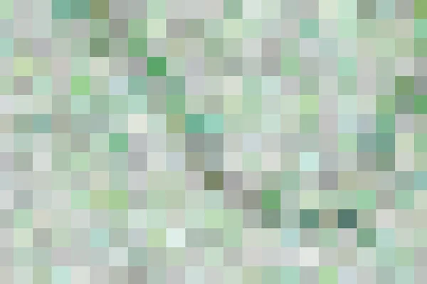 苍白的灰色 绿色和蓝绿色的像素网络背景 — 图库照片