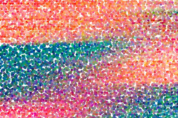 Abstract Pointillism Orange Magenta Blue Green Colours — Stock Photo, Image