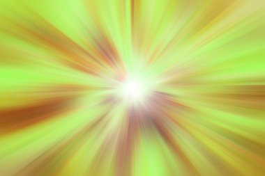 Açık yeşil ve kırmızı ışınlı ışık parlaması