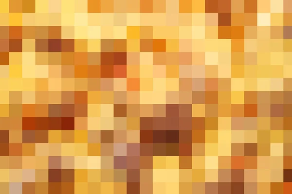 Textura pixelizada digital amarela e marrom quente — Fotografia de Stock