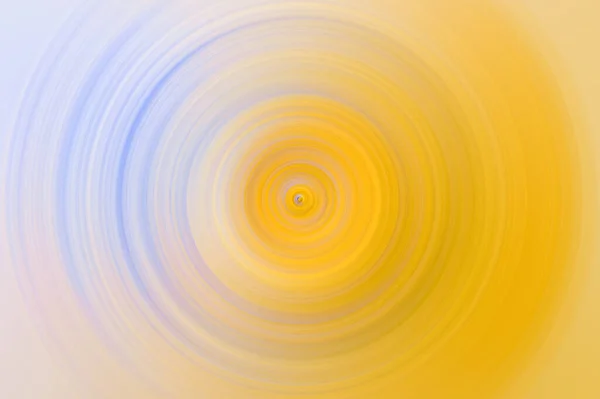 Divided Yellow Blue Radial Blur — Stock Photo, Image