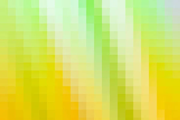 緑と黄色のグリッドをピクセル化 — ストック写真