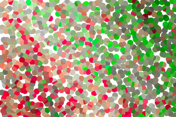 灰点之间饱和红点和绿点的混合 — 图库照片