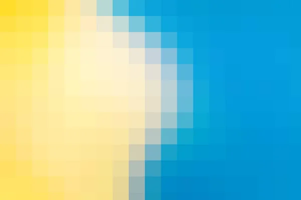 Pixelado Fondo Pantalla Azul Amarillo — Foto de Stock