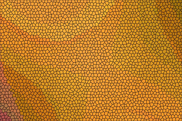 주황색 톤으로 스테인드글라스 모조품 — 스톡 사진