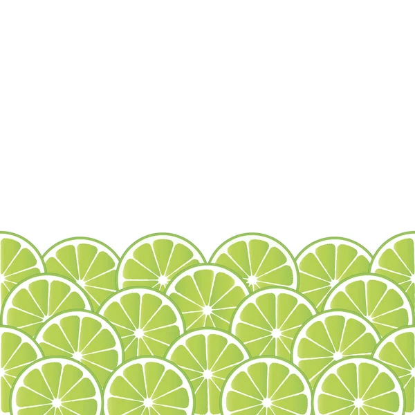 Background with lime — Stock Vector