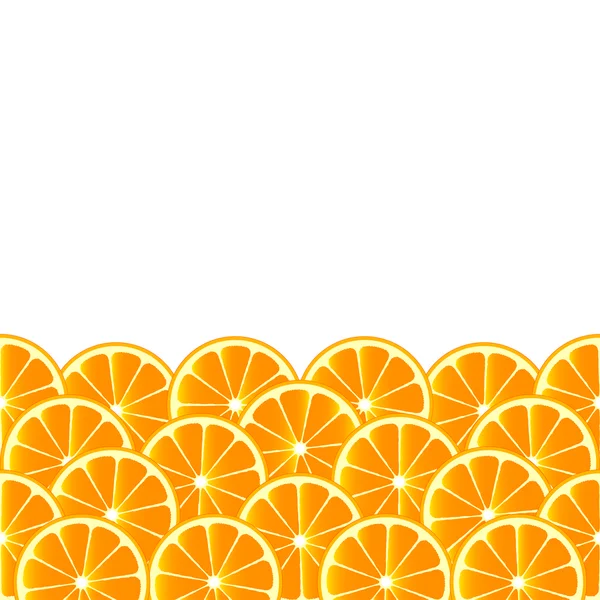 Pozadí s pomerančem — Stockový vektor