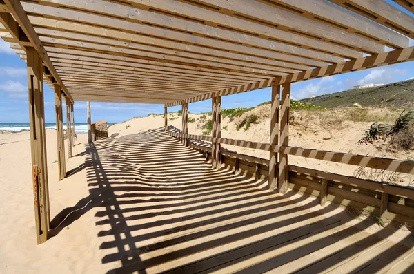 Wejście na plaży — Zdjęcie stockowe