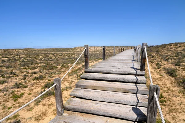 Algarve beach entrance — Stock Photo, Image
