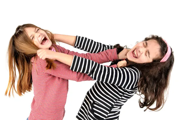 Girls fight — Stock Photo, Image