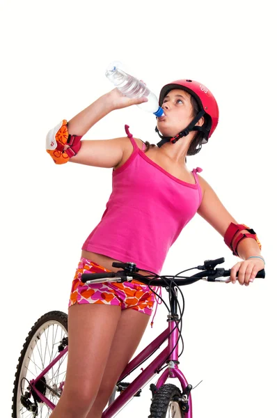Bicycle girl — Stock Photo, Image