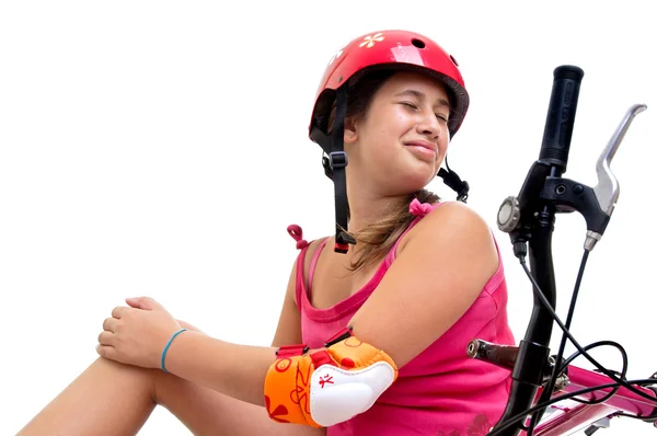 Accidente de bicicleta — Foto de Stock