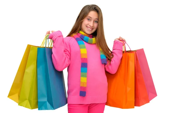 Compras divertido — Foto de Stock