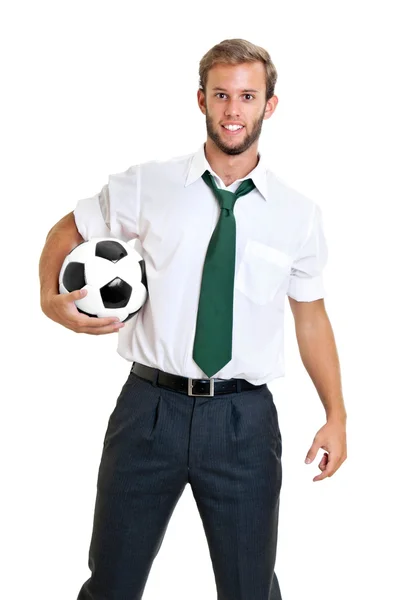 Voetbal — Stockfoto