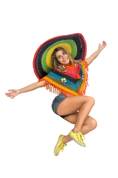 Sombrero chica —  Fotos de Stock