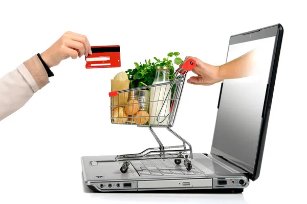 Online shopping Stock Image