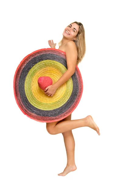 Sombrero girl — Stock Photo, Image