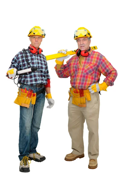 Travailleurs de la construction — Photo