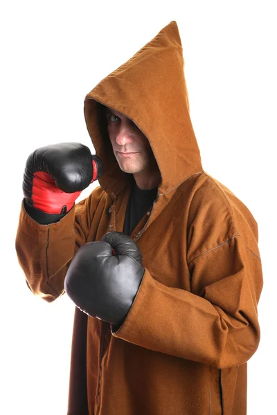 Rękawice bokserskie iwith mnich — Zdjęcie stockowe