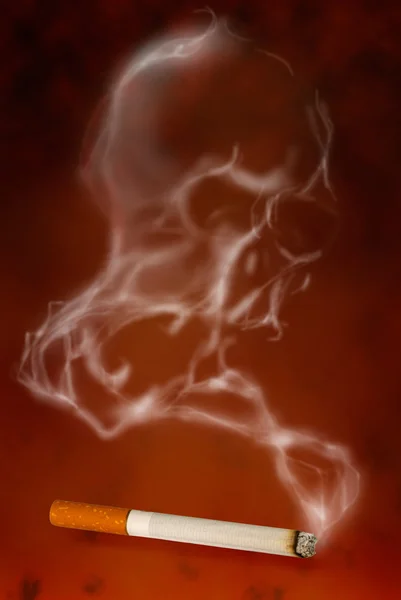 El humo mata — Foto de Stock