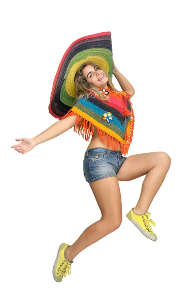 Sombrero-Mädchen — Stockfoto