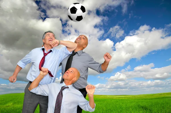 Aficionados al fútbol — Foto de Stock