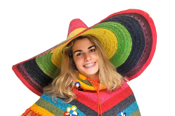 Sombrero girl — Stock Photo, Image