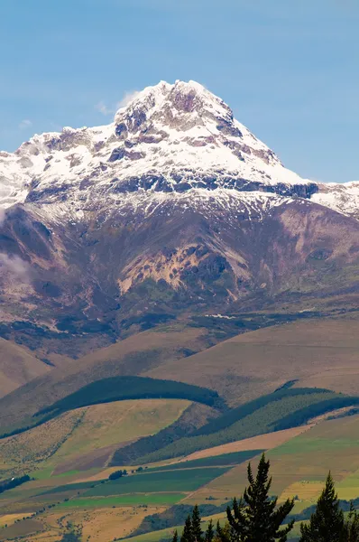 Illinizas volcano from Ecuador — Stock Photo, Image